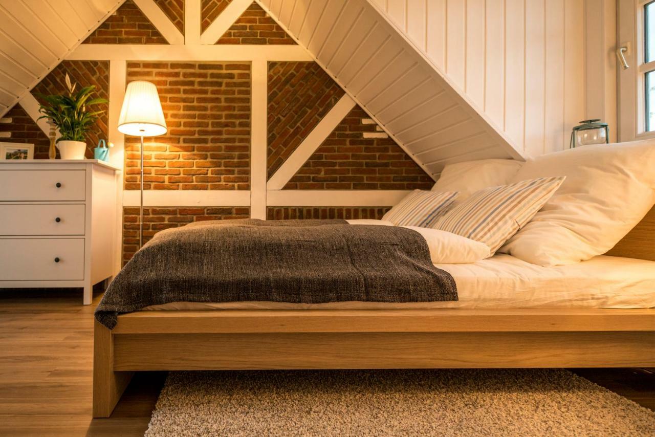 Deichkroenchen Ferienwohnung Altes Land Hamburg Jork Buitenkant foto
